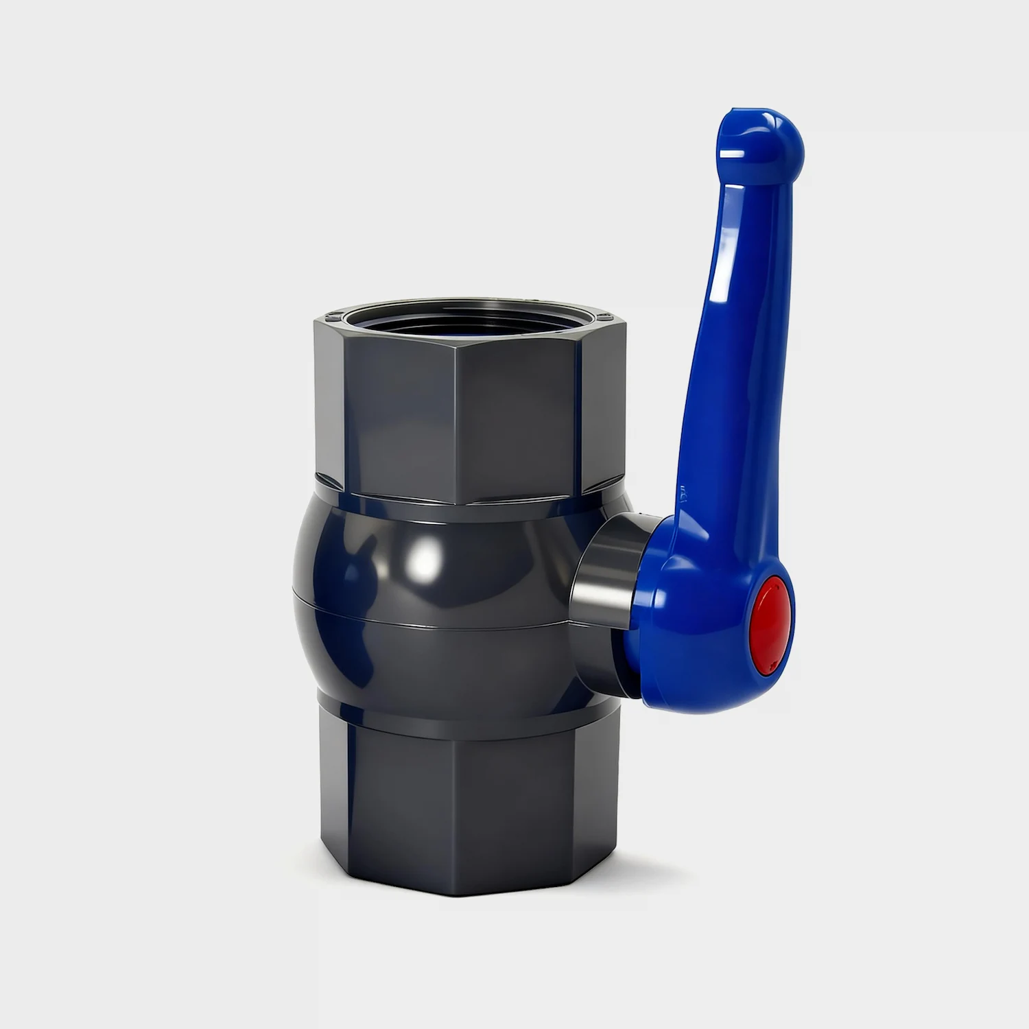 PVC-U Octagonal Ball Valve -JRV03 6 octagonal ball valve 04