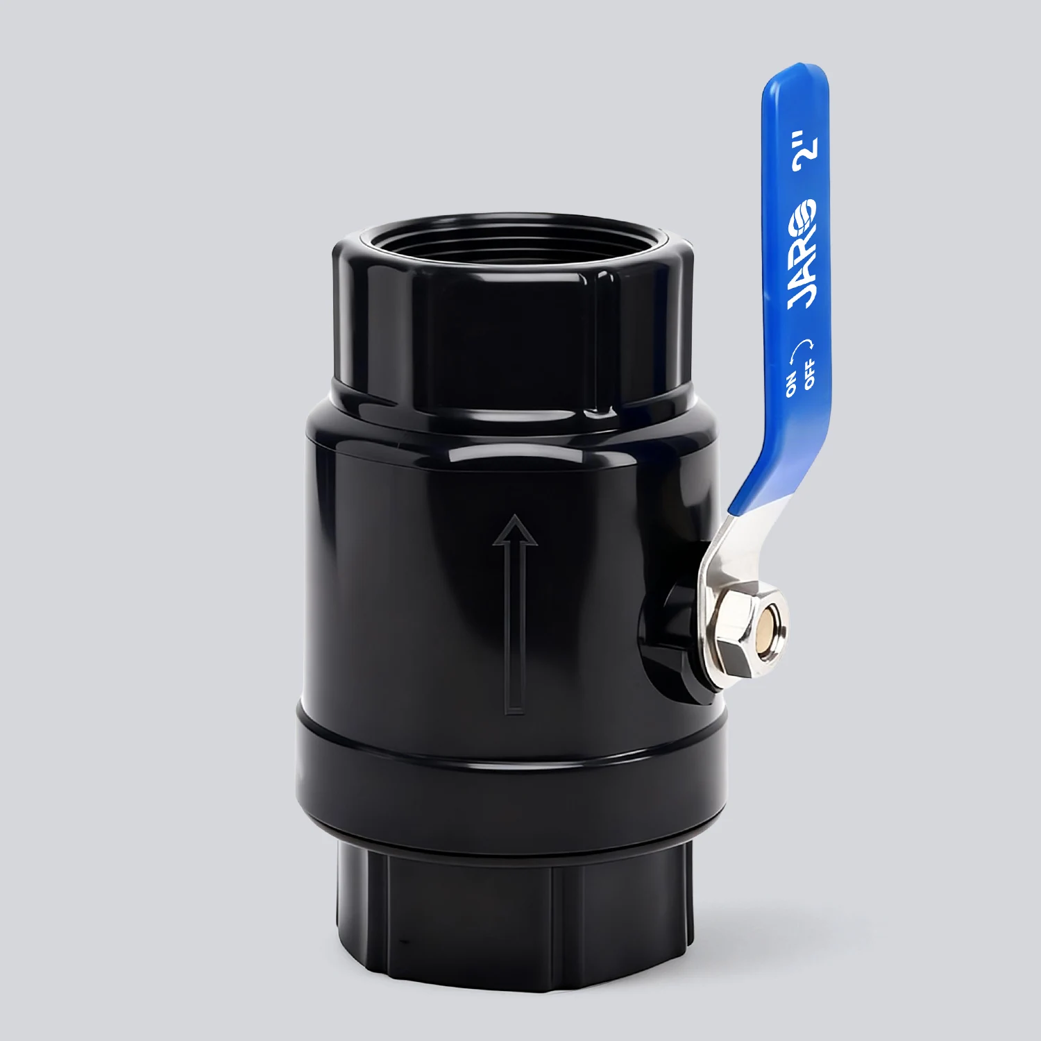Two-Piece PVC Ball Valve (Metal Handle) 12 two pieces ball valve 1 1